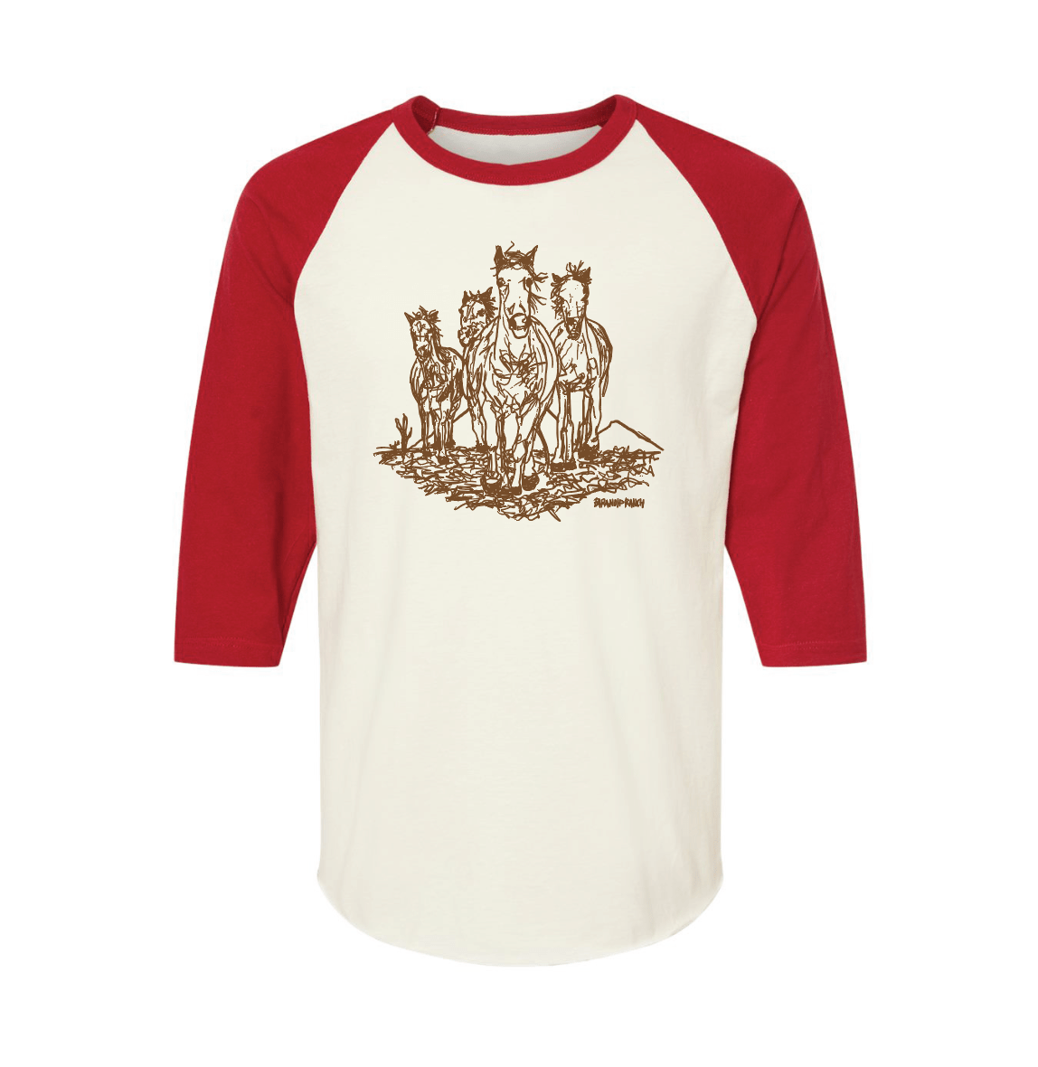 Paranoid Lambert Raglan - Paranoid Ranch