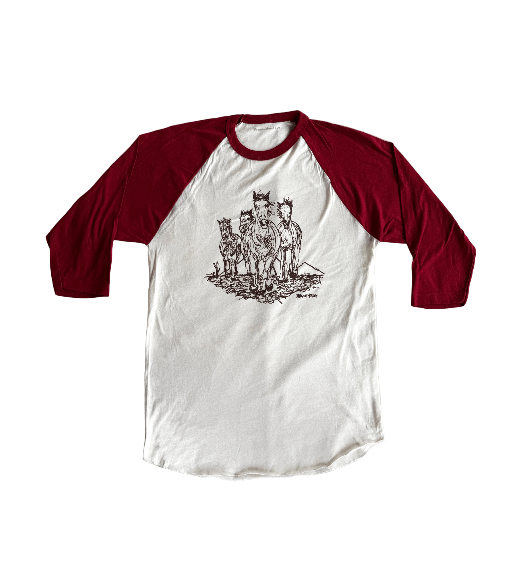 Paranoid Lambert Raglan - Paranoid Ranch