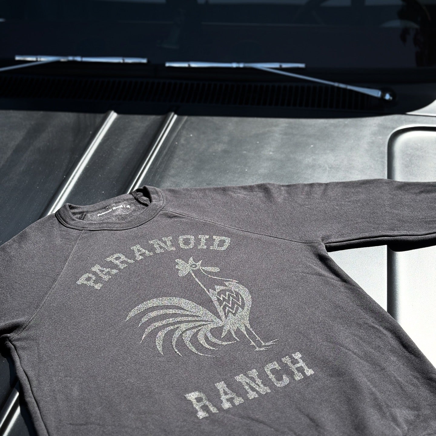 Paranoid Rooster Crewneck - Paranoid Ranch