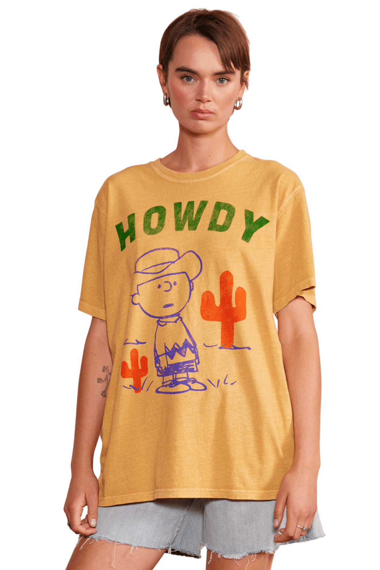Peanuts Cowboy Charlie Tee - Paranoid Ranch