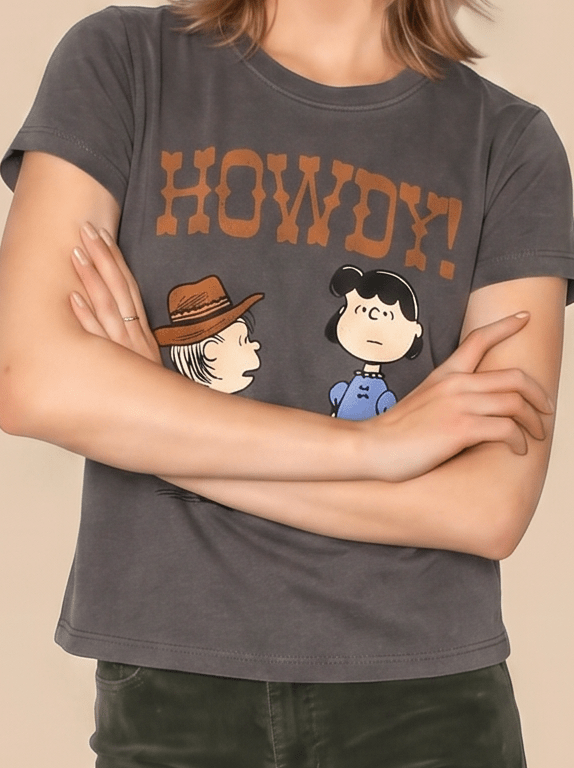 Peanuts Howdy Baby Tee - Paranoid Ranch