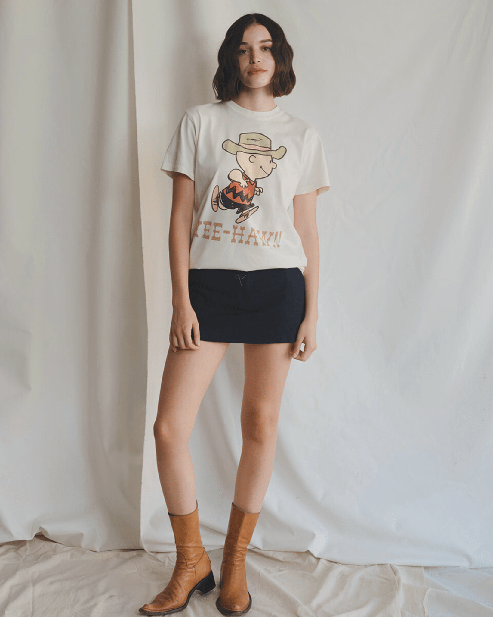 Peanuts YEE - HAW !! Tee - Paranoid Ranch