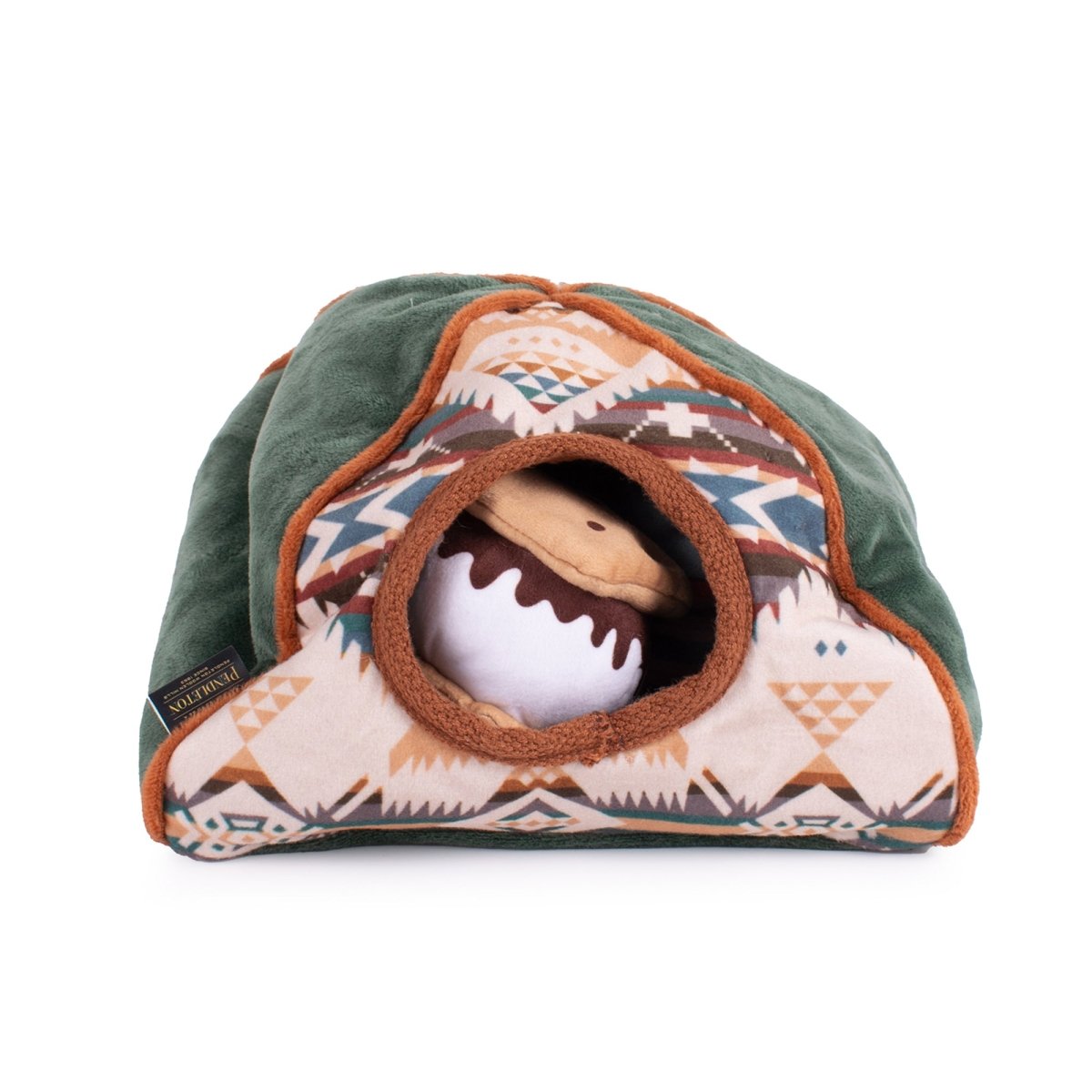 Pendleton Camp Discovery Tent Set Dog Plush Toy - Paranoid Ranch