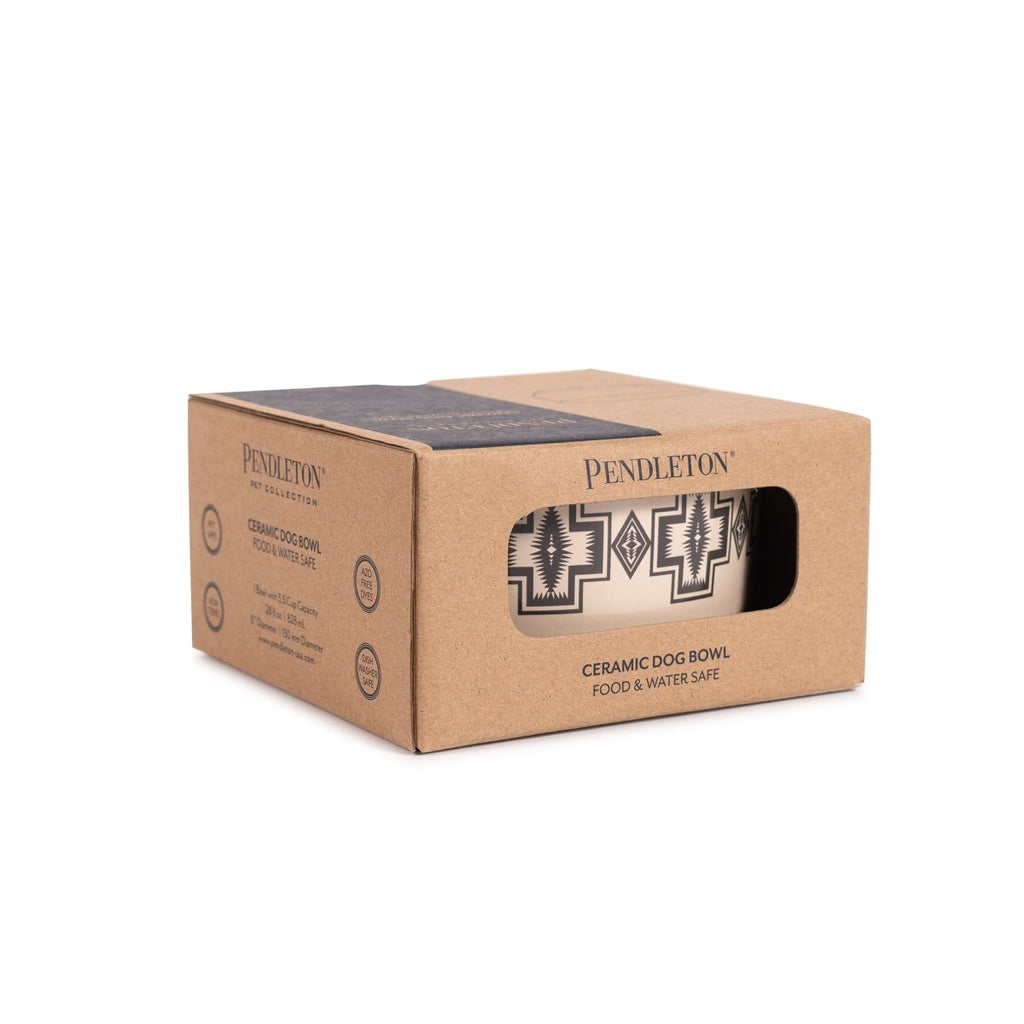Pendleton Ceramic Food & Water Pet Bowl - Paranoid Ranch