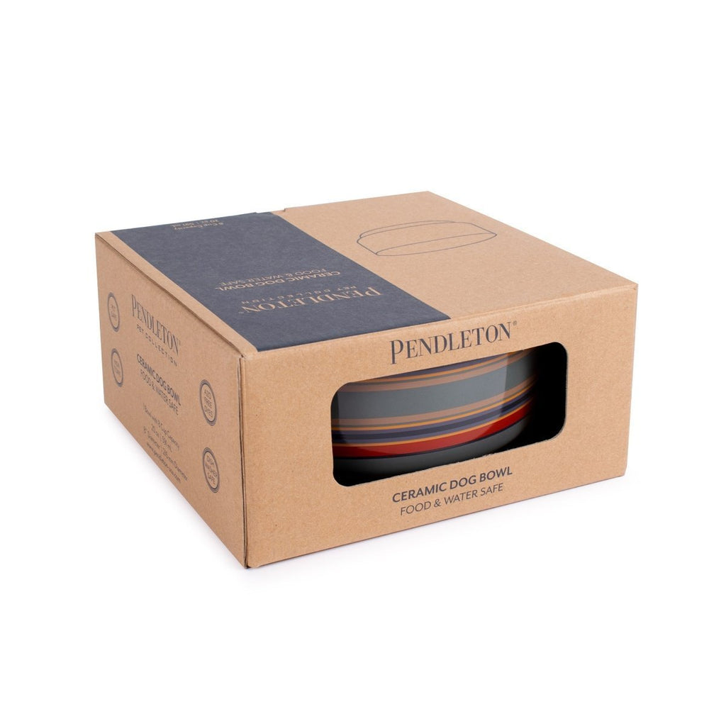 Pendleton Ceramic Food & Water Pet Bowl - Paranoid Ranch