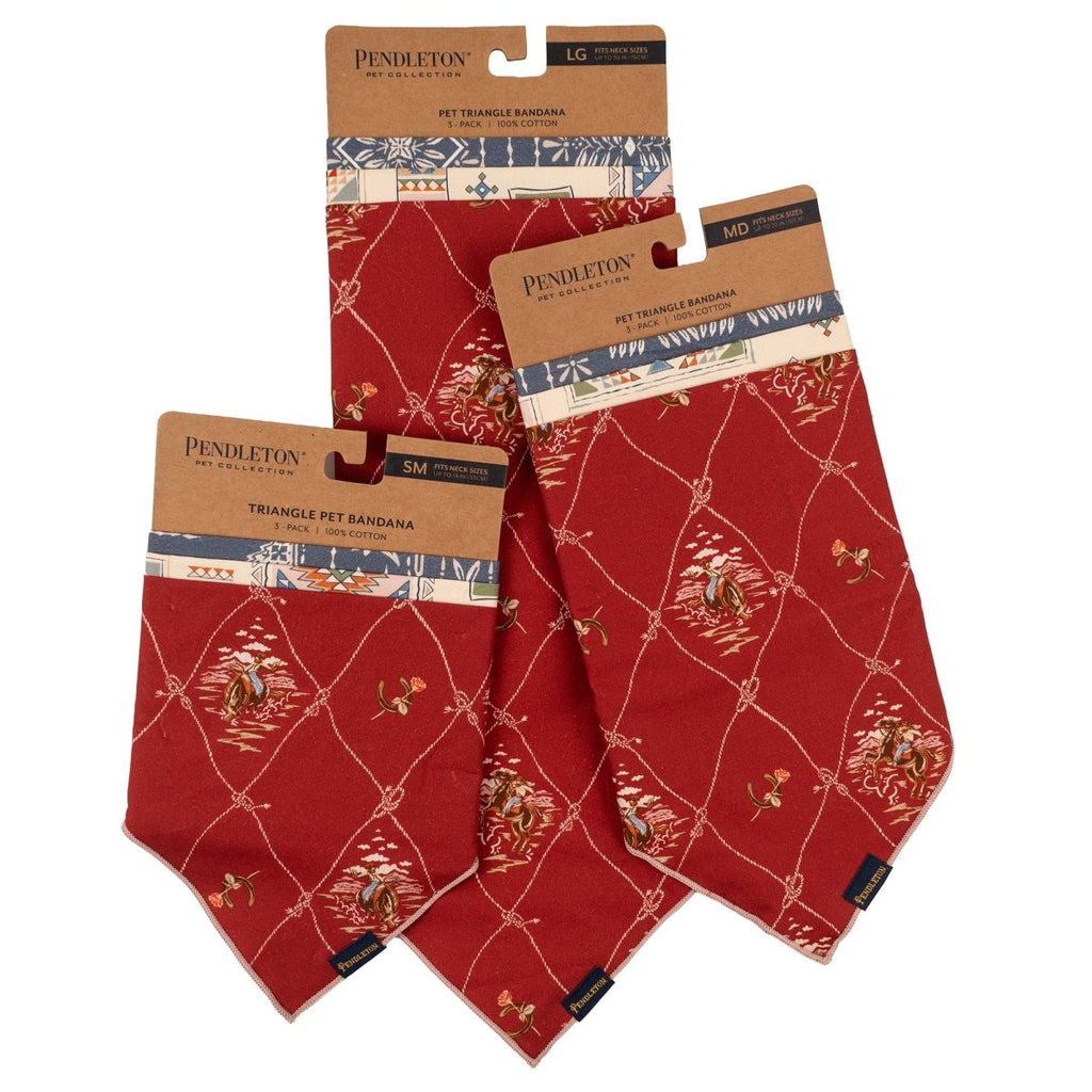 Pendleton Pet Bandana Multipack - Paranoid Ranch