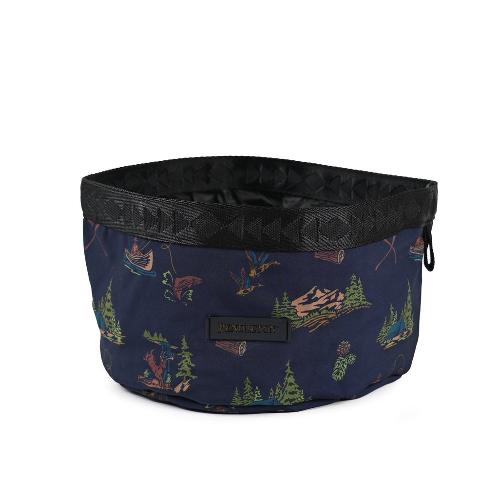 Pendleton® Pet Travel Bowl - Paranoid Ranch