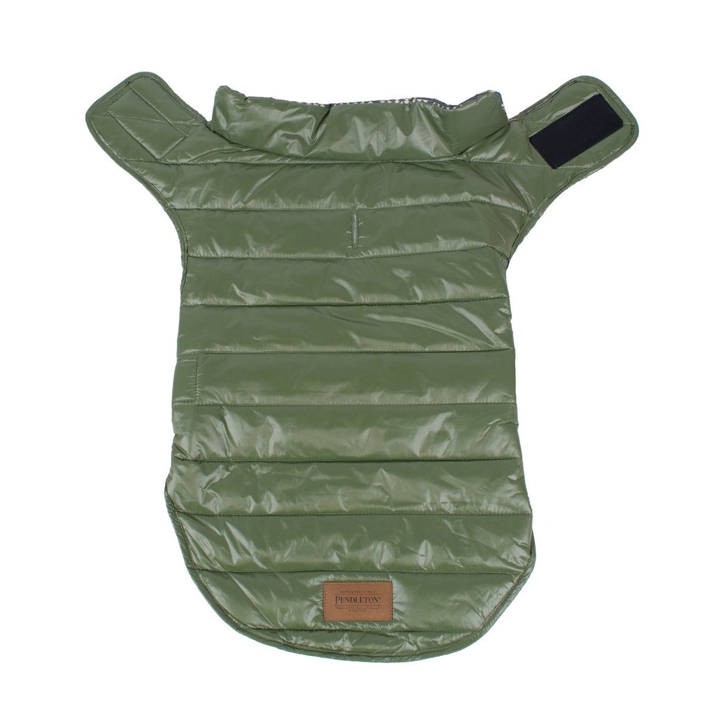 Pendleton Puffer Dog Coat - Paranoid Ranch