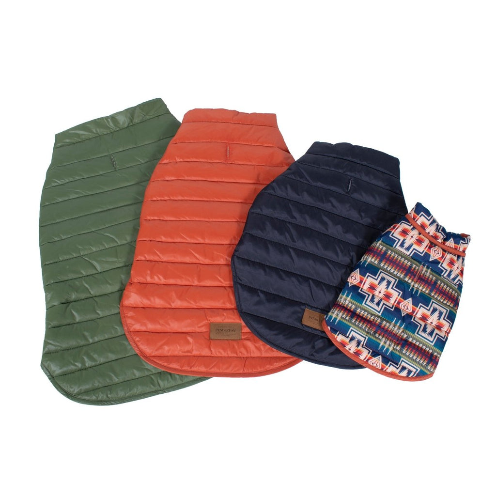 Pendleton Puffer Dog Coat - Paranoid Ranch