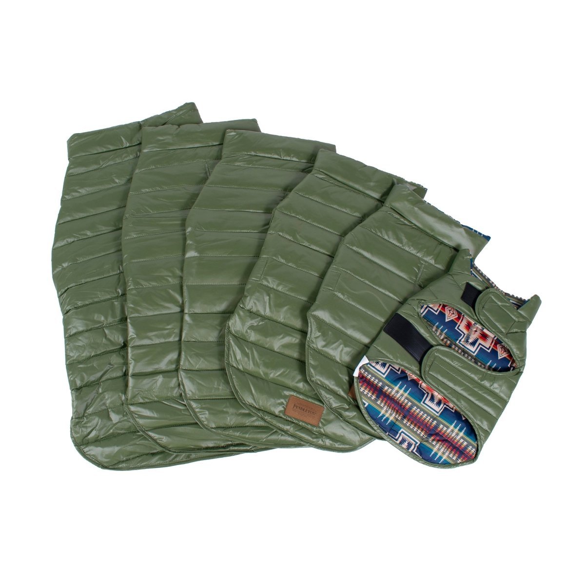 Pendleton Puffer Dog Coat - Paranoid Ranch