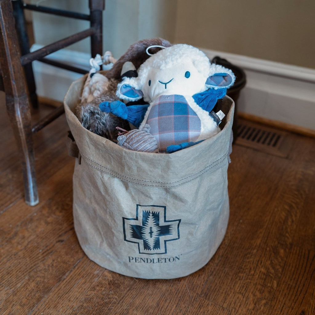 Pendleton Washable Paper Toy Bucket - Paranoid Ranch