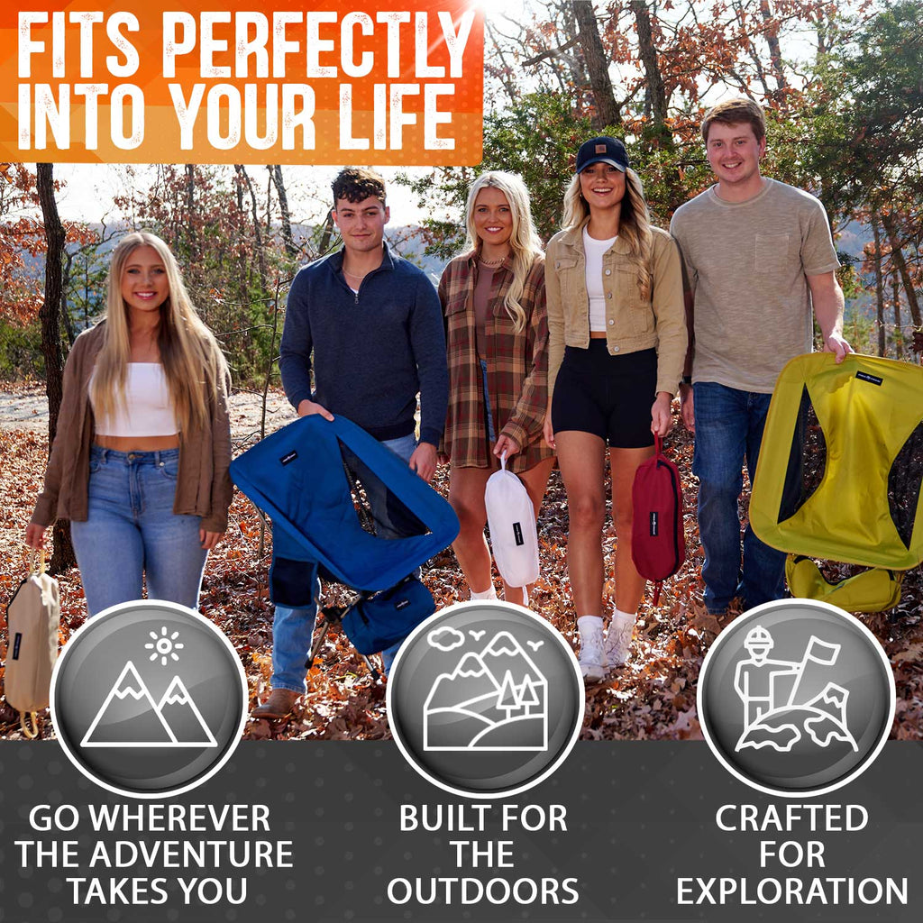 Pike Trail Ultralight Compact Outdoor Camping Chair - Paranoid Ranch