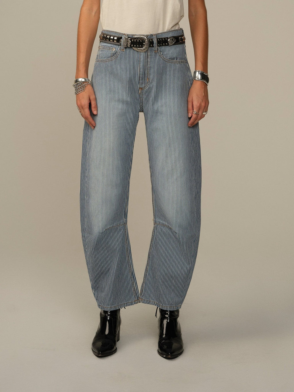 Pilon Pant in Railroad Stripe - Paranoid Ranch