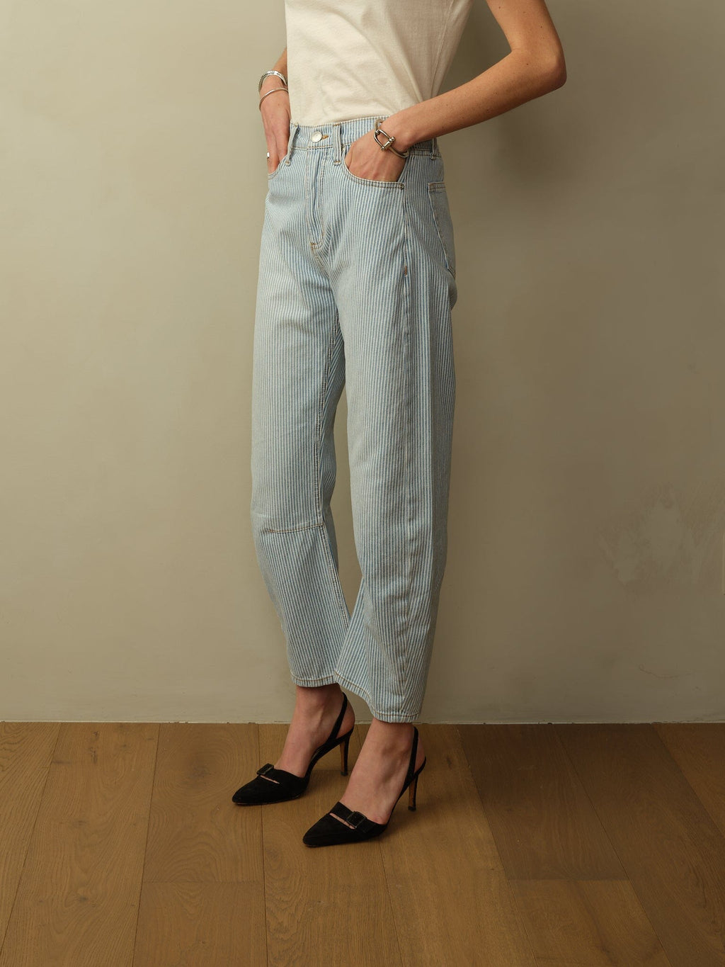 Pilon Pant in Railroad Stripe - Paranoid Ranch