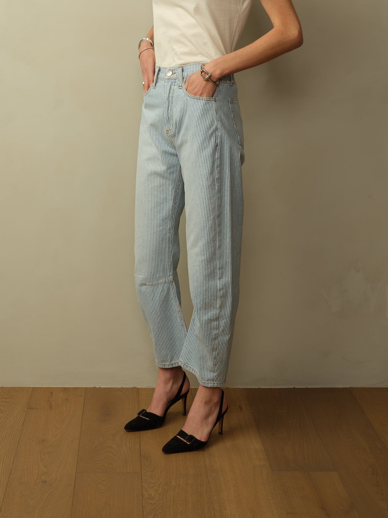 Pilon Pant in Railroad Stripe - Paranoid Ranch