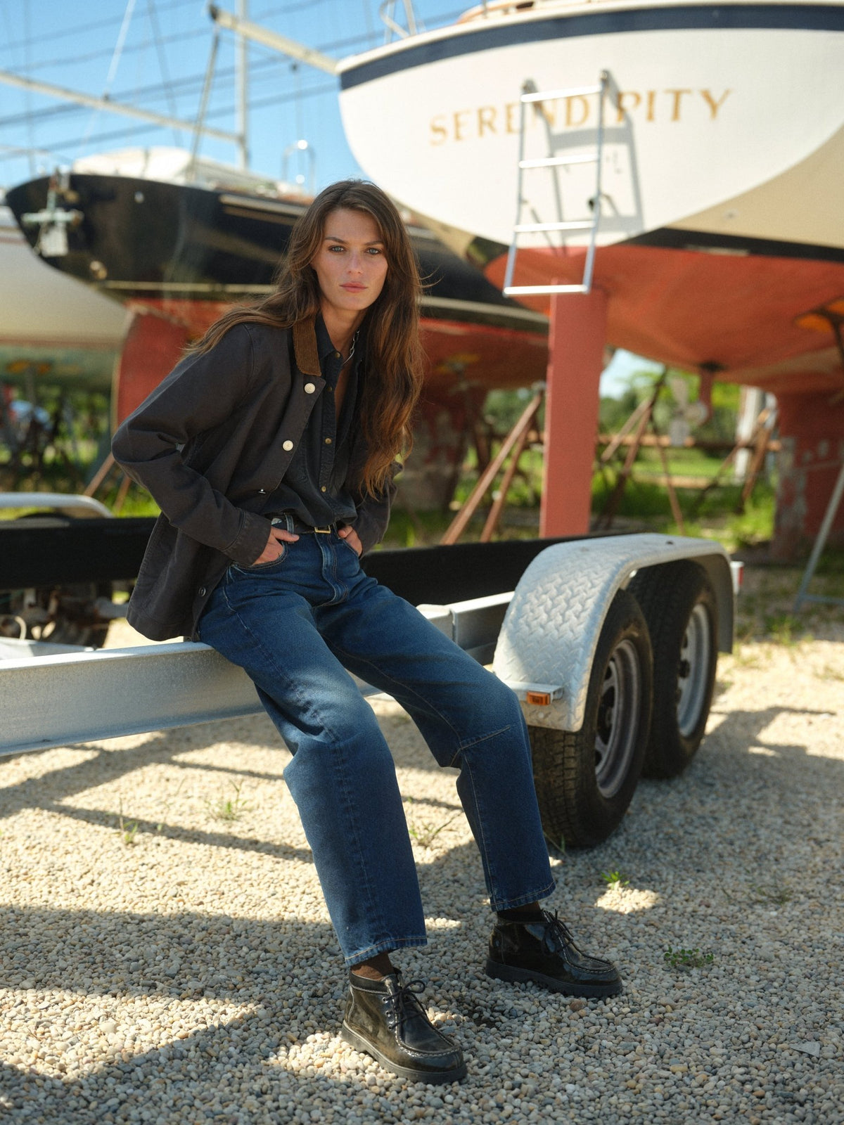 Pilon Wide Jean in Japanese Denim - Paranoid Ranch