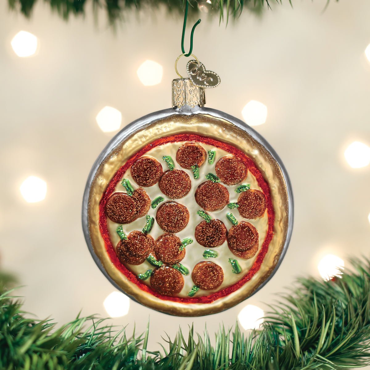 Pizza Pie Ornament - Paranoid Ranch