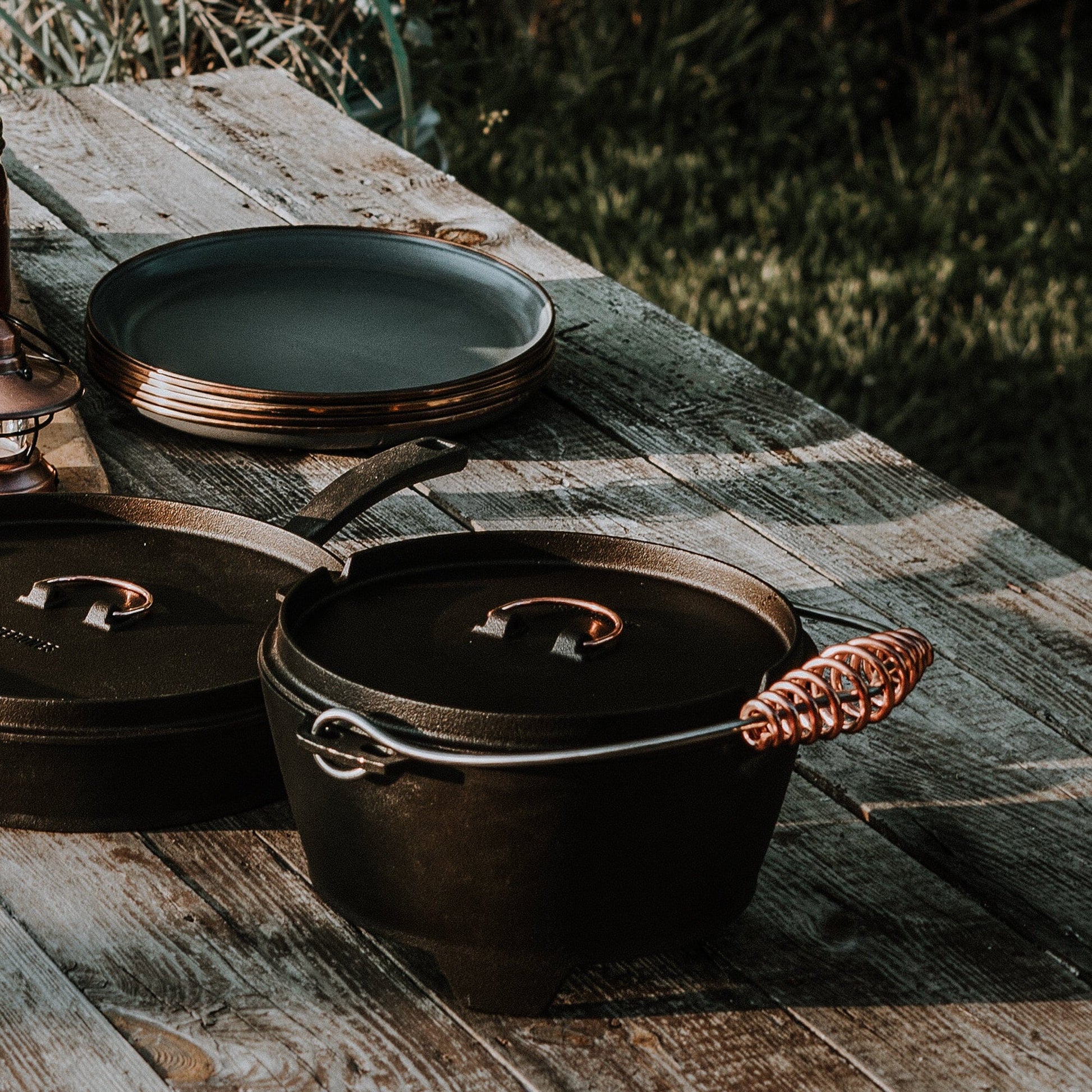 Polished Cast Iron Dutch Oven - 4qt - Paranoid Ranch