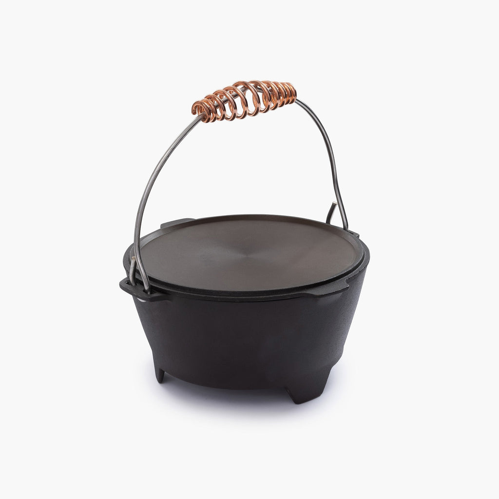 Polished Cast Iron Dutch Oven - 4qt - Paranoid Ranch