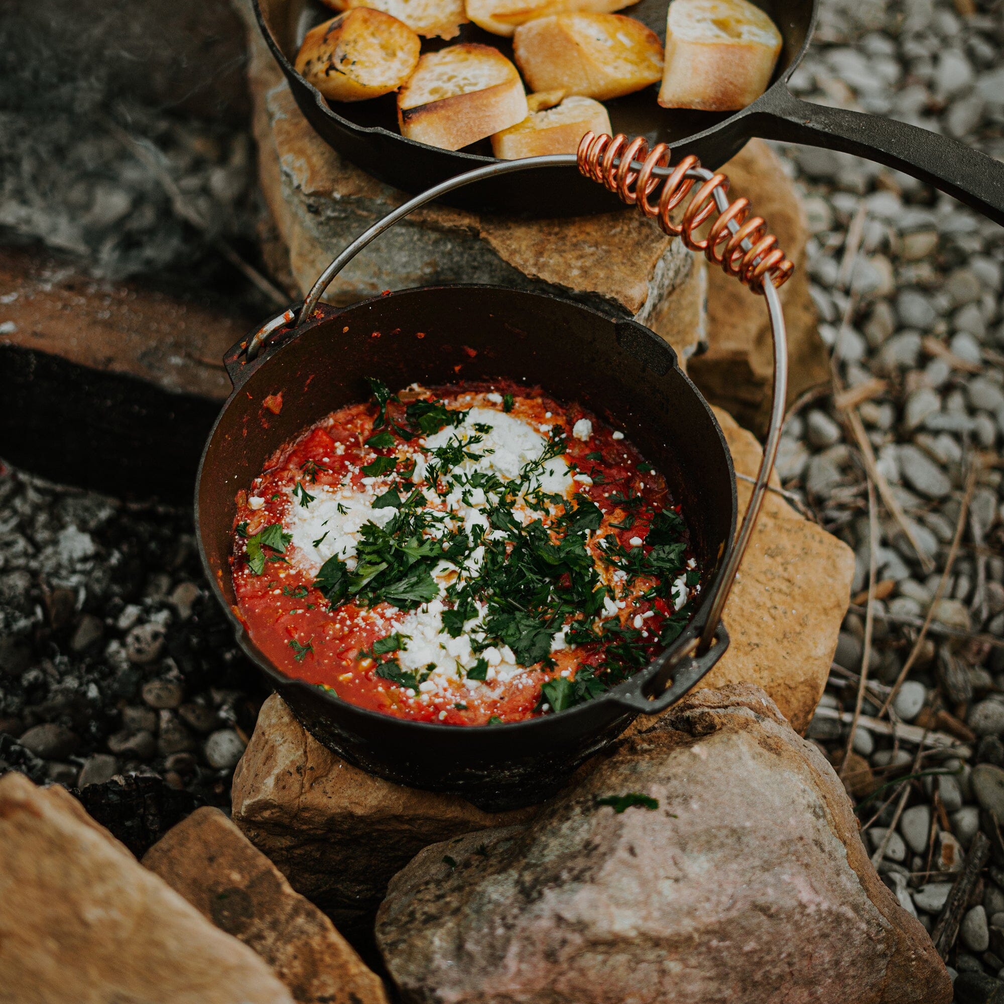 Polished Cast Iron Dutch Oven - 4qt - Paranoid Ranch
