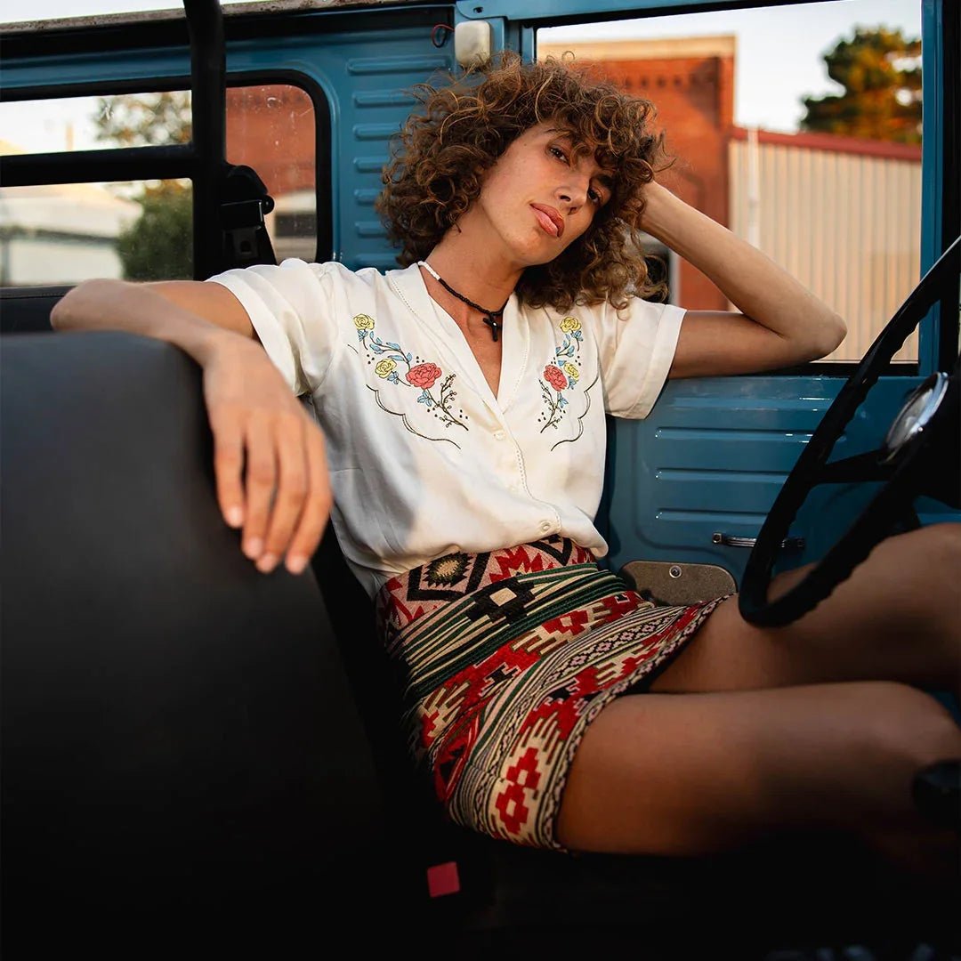 Prairie Rose Lace Blouse - Paranoid Ranch