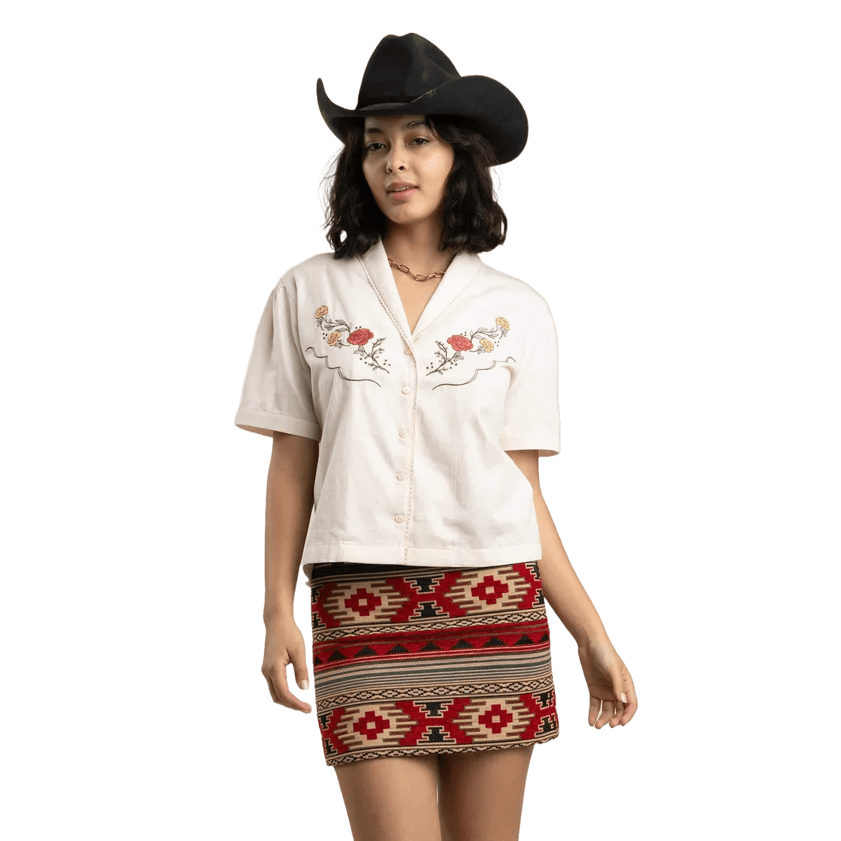 Prairie Rose Lace Blouse - Paranoid Ranch