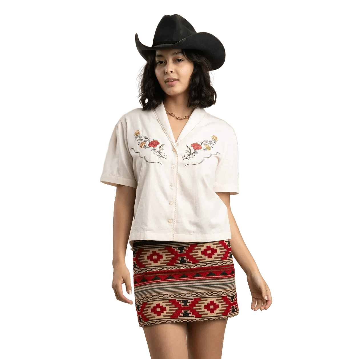 Prairie Rose Lace Blouse - Paranoid Ranch