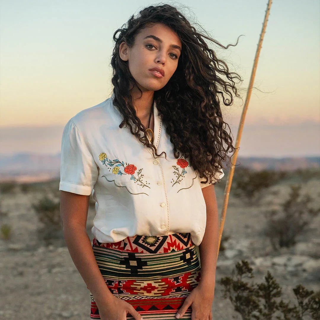 Prairie Rose Lace Blouse - Paranoid Ranch