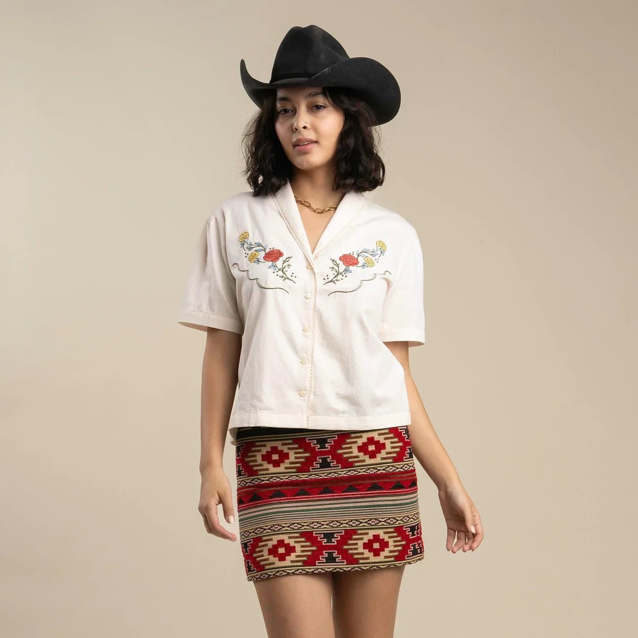 Prairie Rose Lace Blouse - Paranoid Ranch