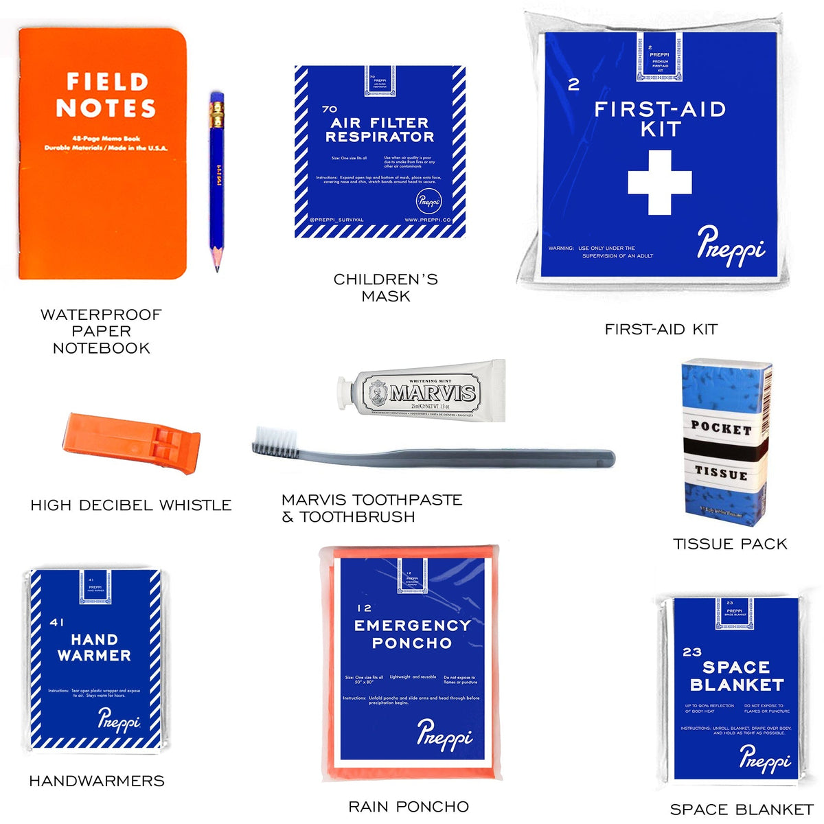 Preppi | The Little Prepster for Kids | 3-Day Kit - Paranoid Ranch