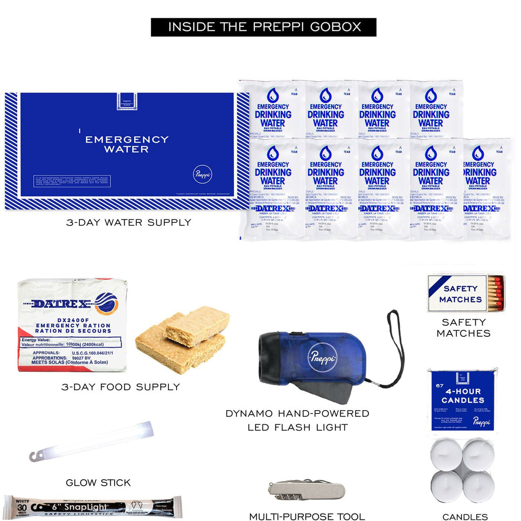 Preppi | The Preppi GoBox | Family Emergency Pack - Paranoid Ranch