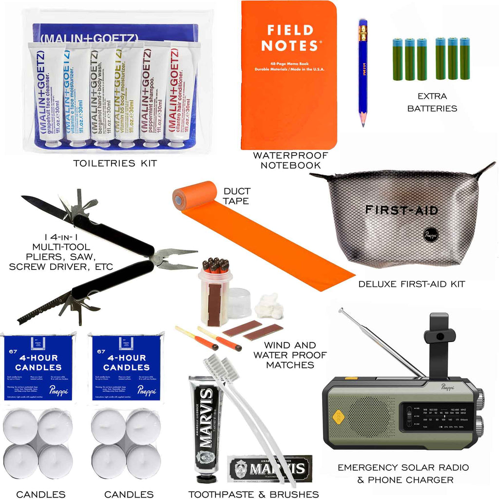 Preppi | The Prepster | Two - Person | 3 - Day Emergency Kit Bag - Paranoid Ranch