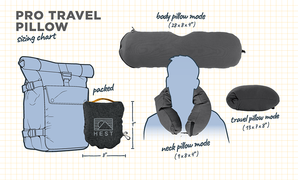 Pro Travel Pillow - Paranoid Ranch