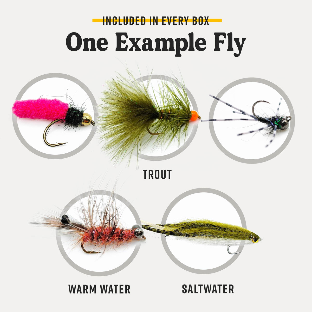 Trout Fly Tying Kit Box