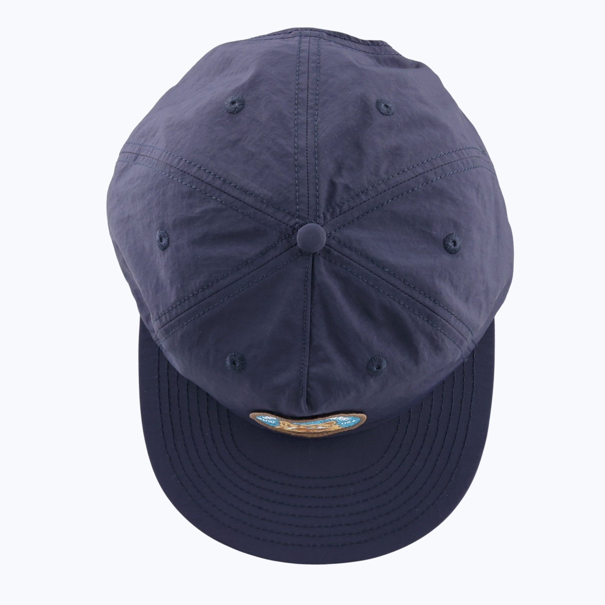 Protect Our Parks Bear Patch Nylon Snapback Cap - Navy - Paranoid Ranch