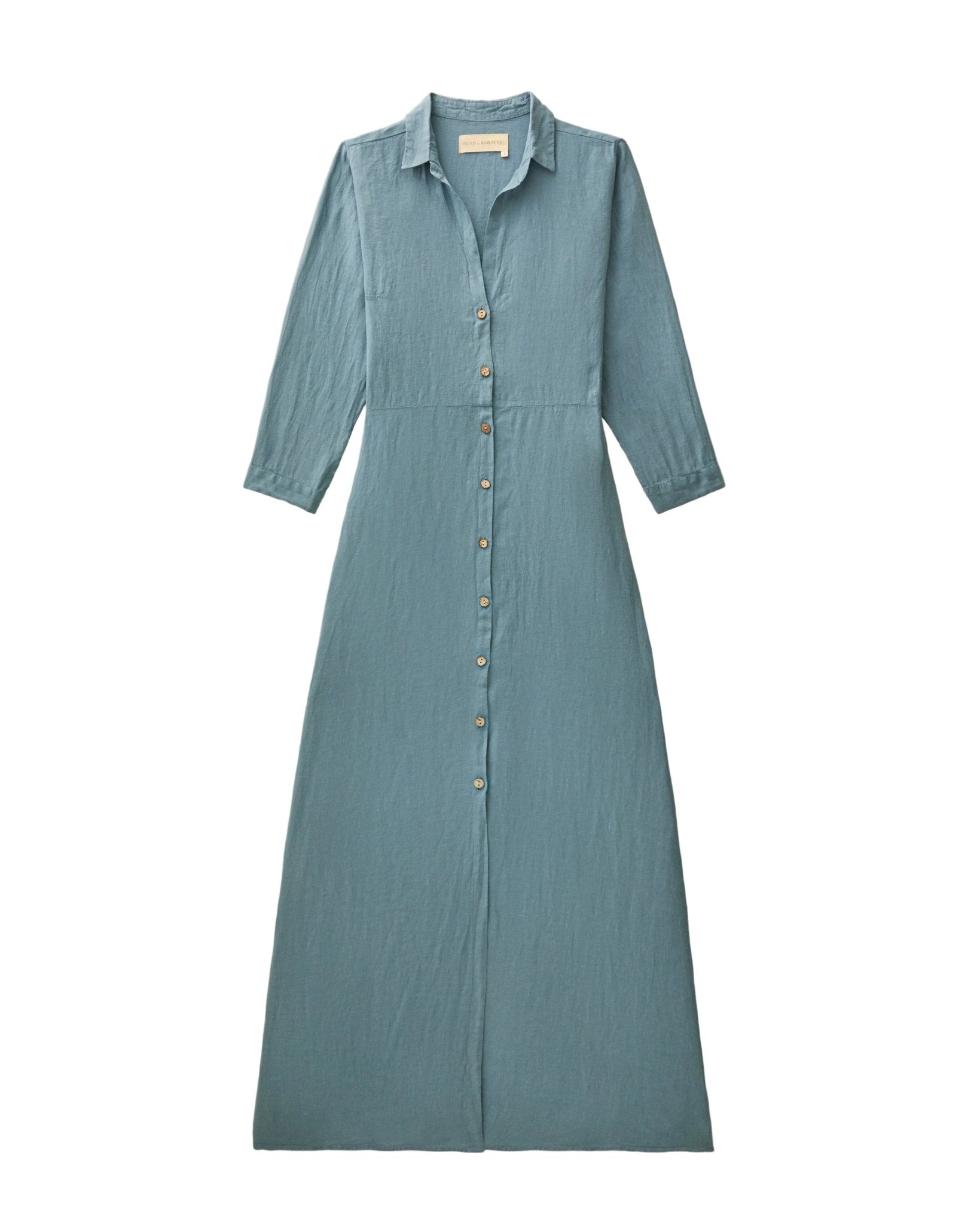 Puglia Dress in Garment Dyed Linen - Paranoid Ranch