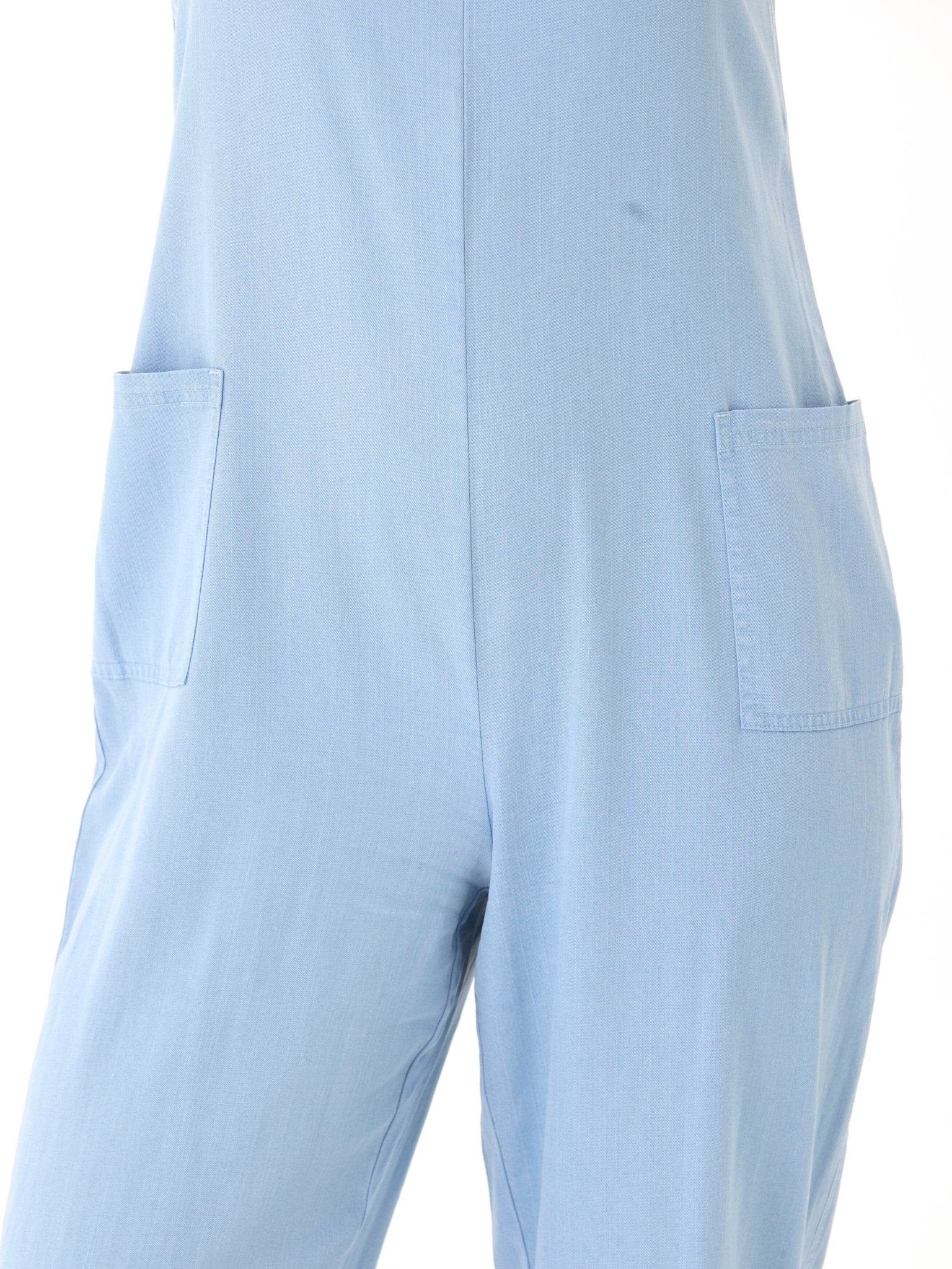 Rainey Stretch Chambray Jumpsuit - Paranoid Ranch