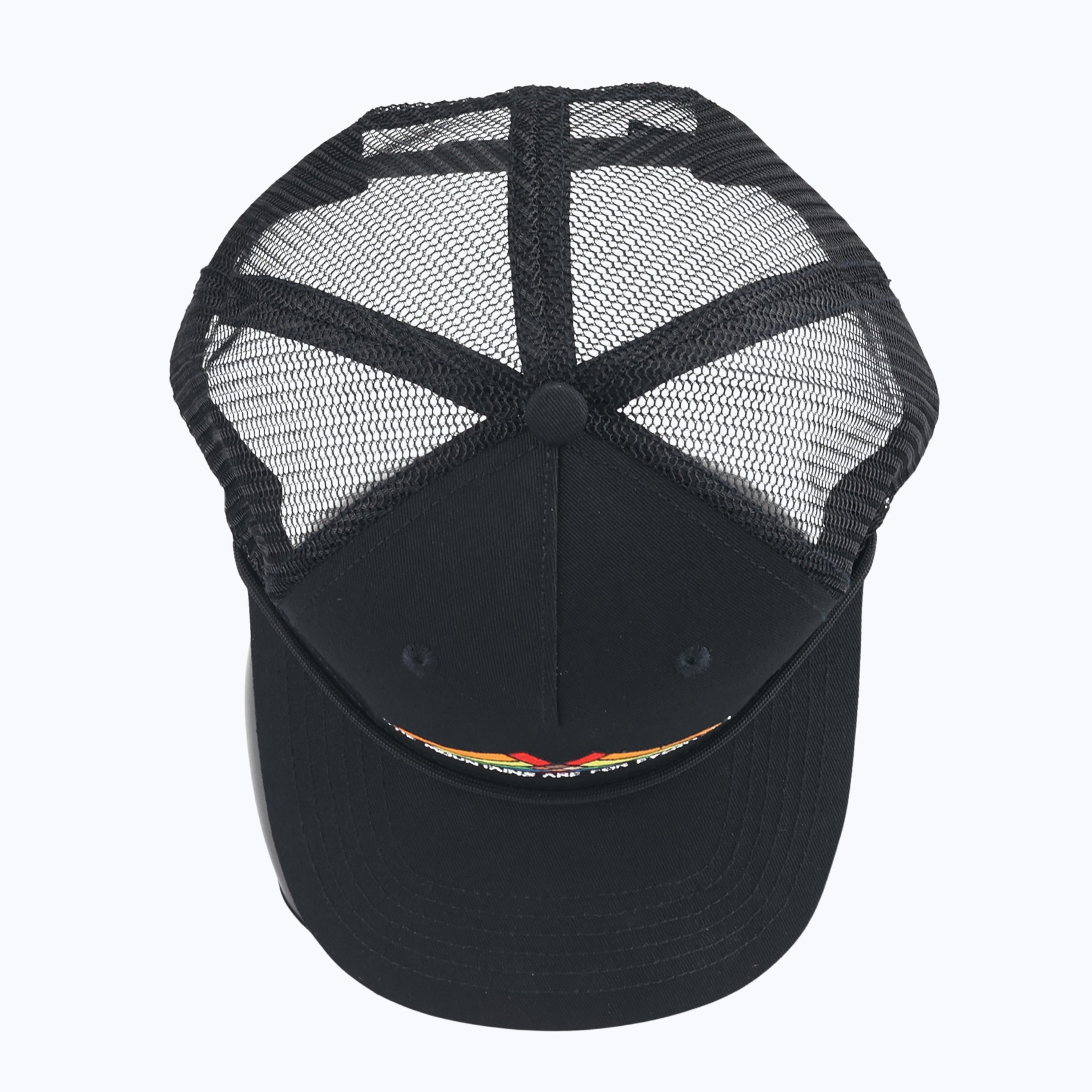 The Mountains Are For Everyone Embroidered Trucker Rope Cap