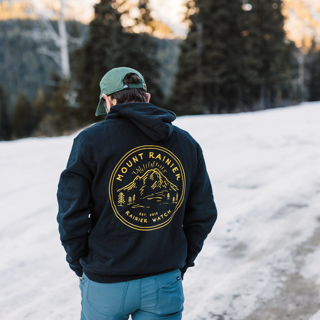 Ranger Hoodie Sweatshirt - Heavyweight - Black - Paranoid Ranch