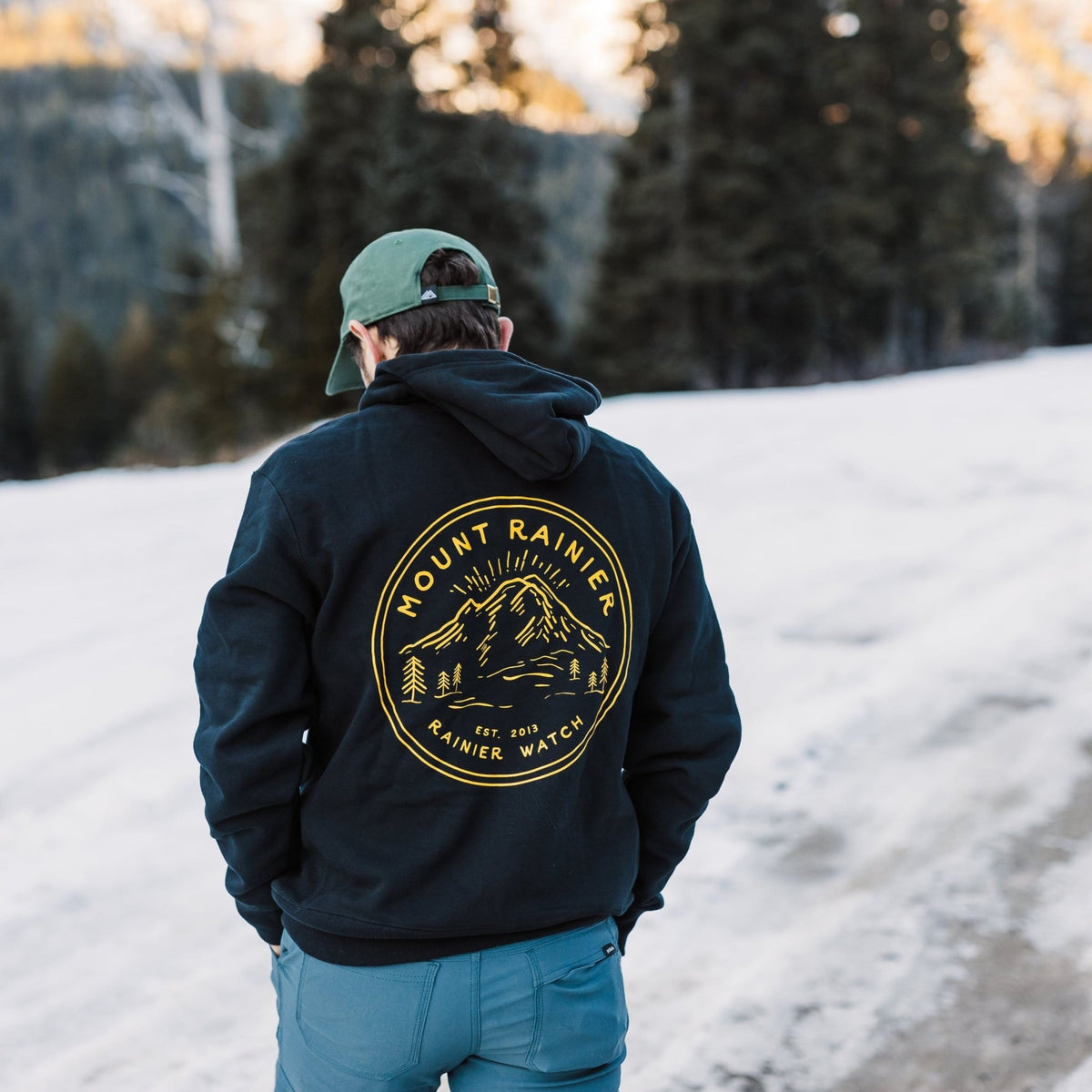 Ranger Hoodie Sweatshirt - Heavyweight - Black - Paranoid Ranch