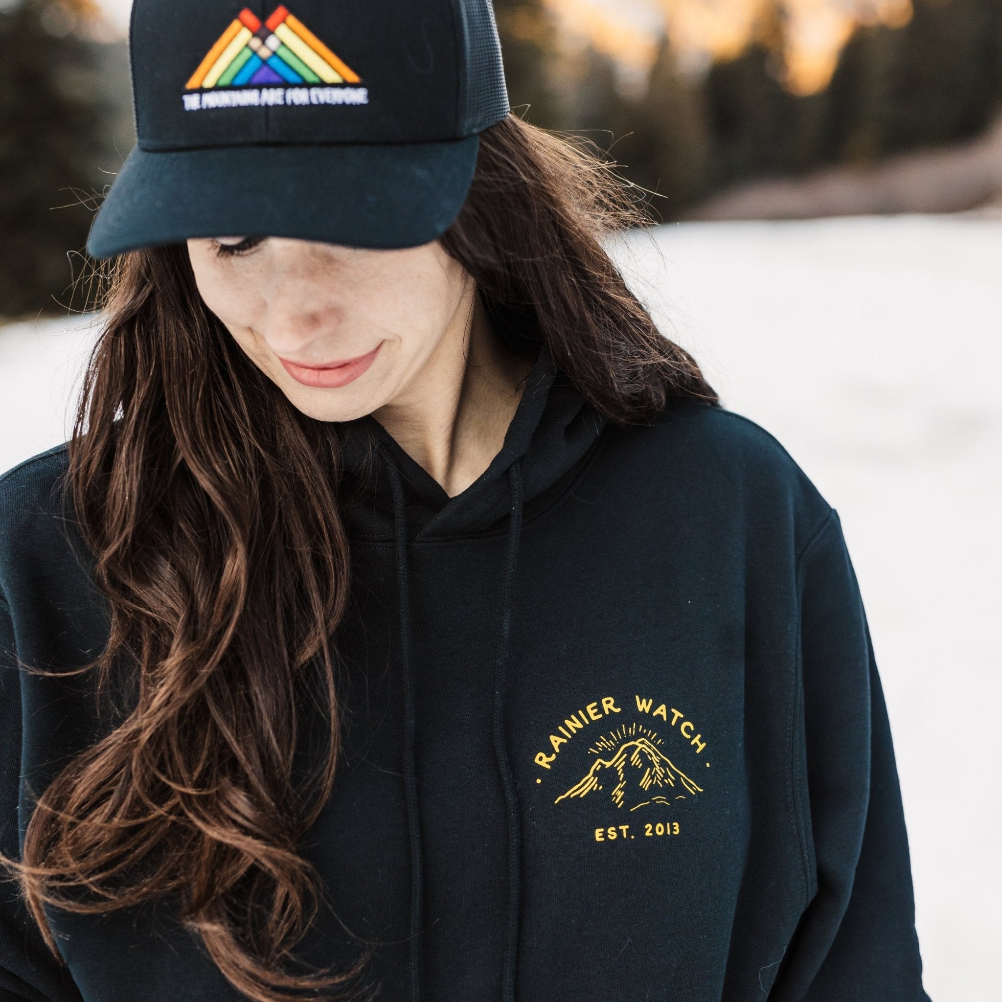 Ranger Hoodie Sweatshirt - Heavyweight - Black - Paranoid Ranch