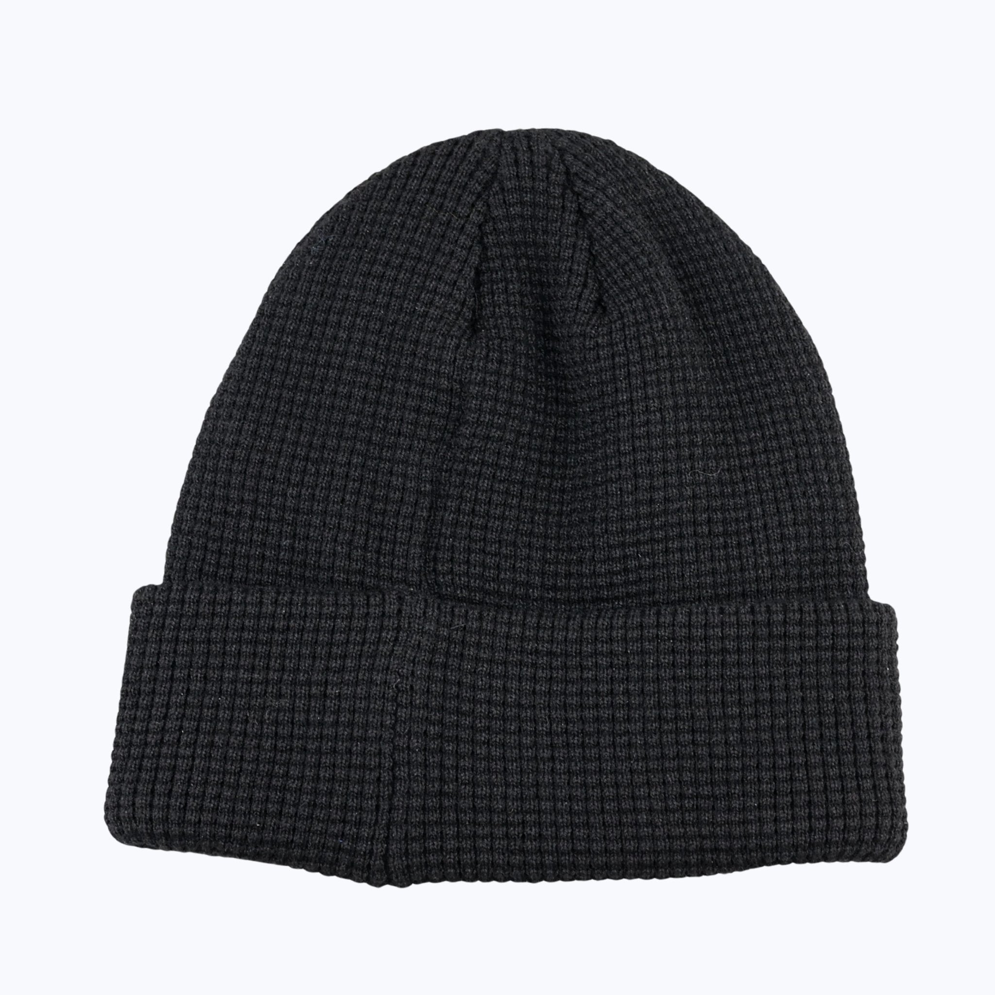 Ranger Patch Waffle Recycled Beanie - Black - Paranoid Ranch