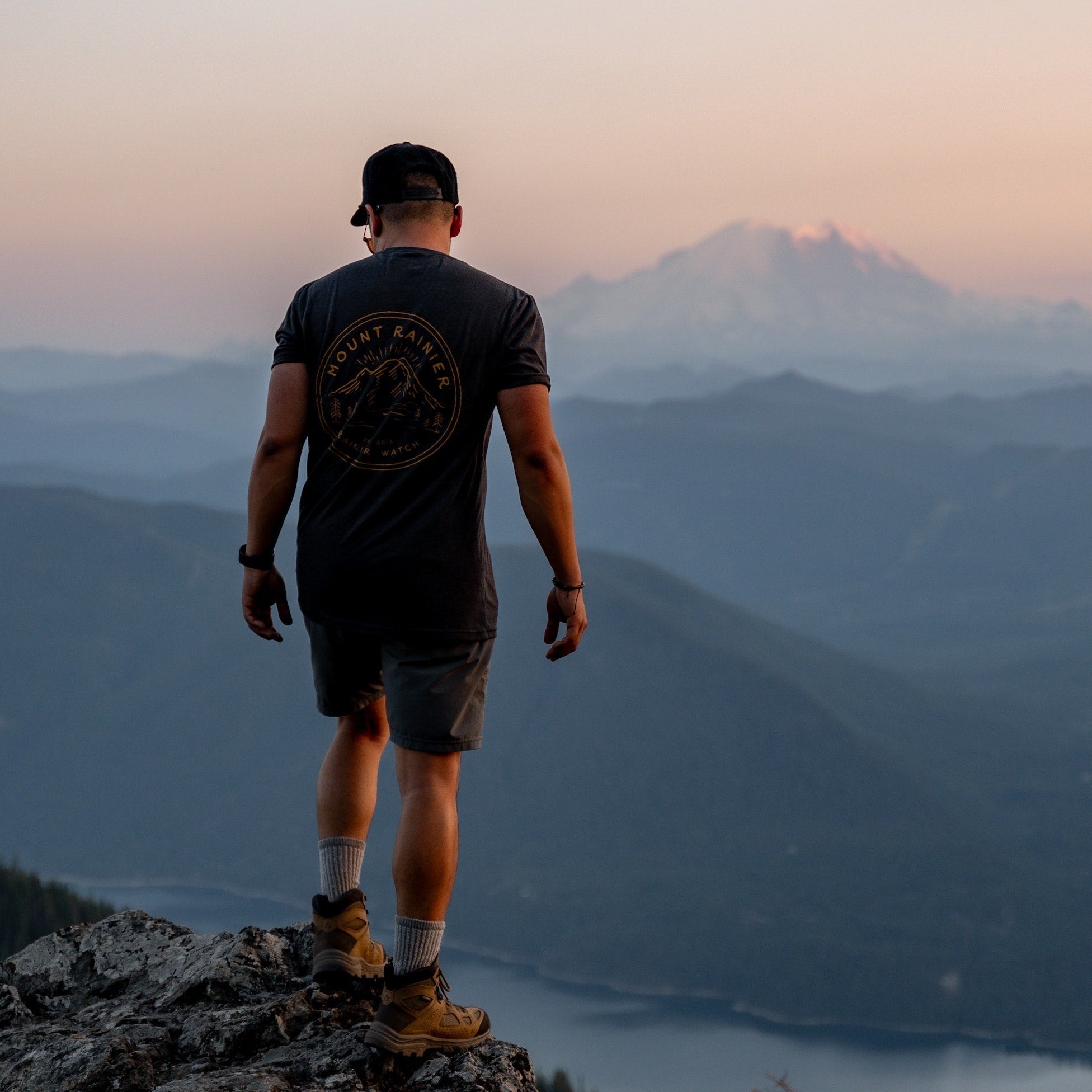 Ranger - Unisex Eco Tee - Double Sided - Heather Black - Paranoid Ranch