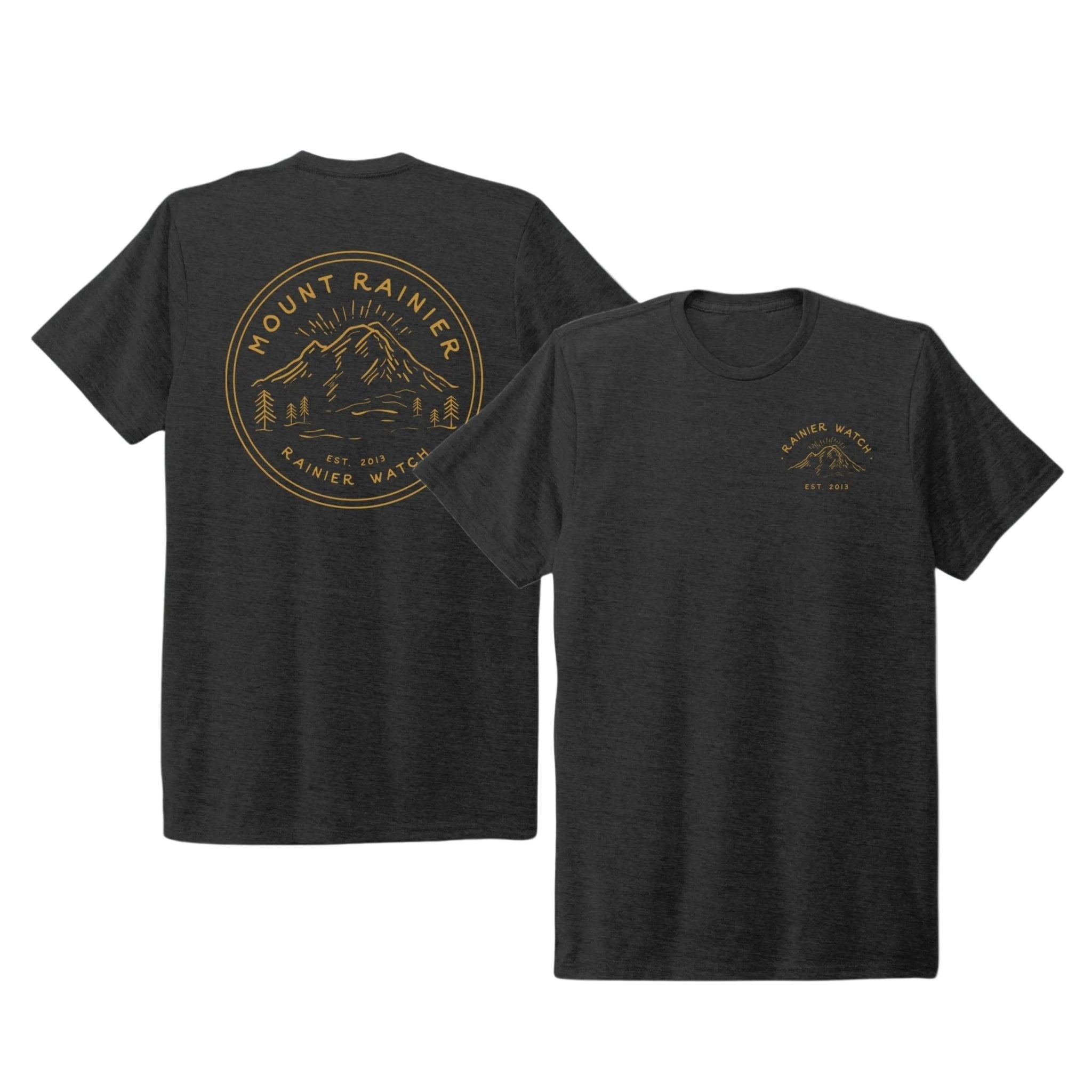 Ranger - Unisex Eco Tee - Double Sided - Heather Black - Paranoid Ranch