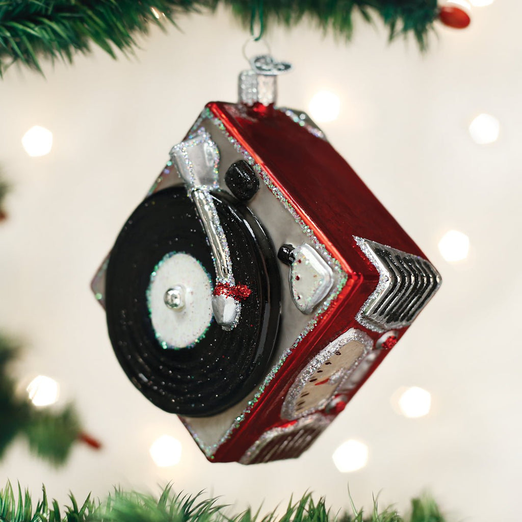 Record Player Ornament - Paranoid Ranch