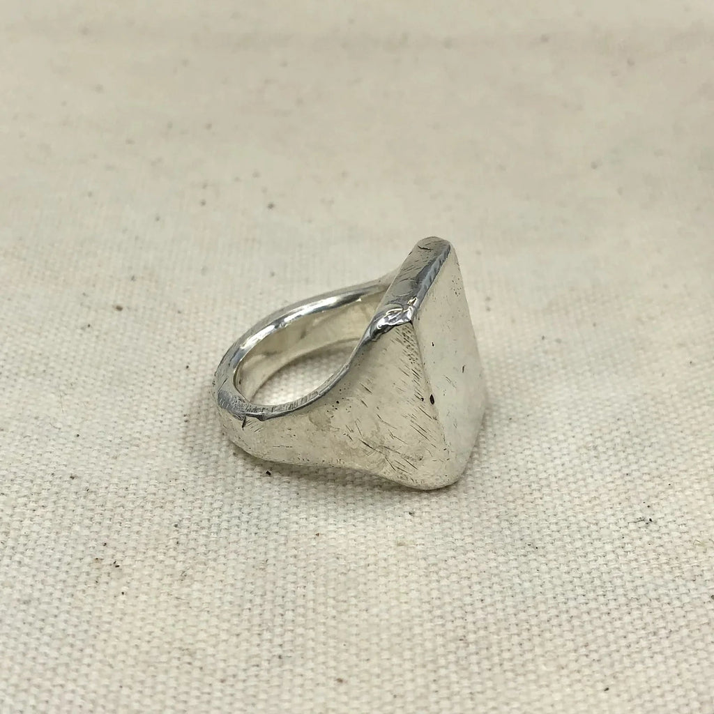 Rectangle Signet Ring - Paranoid Ranch