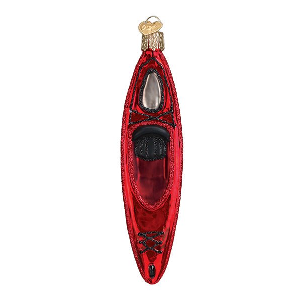 Red Kayak Ornament - Paranoid Ranch