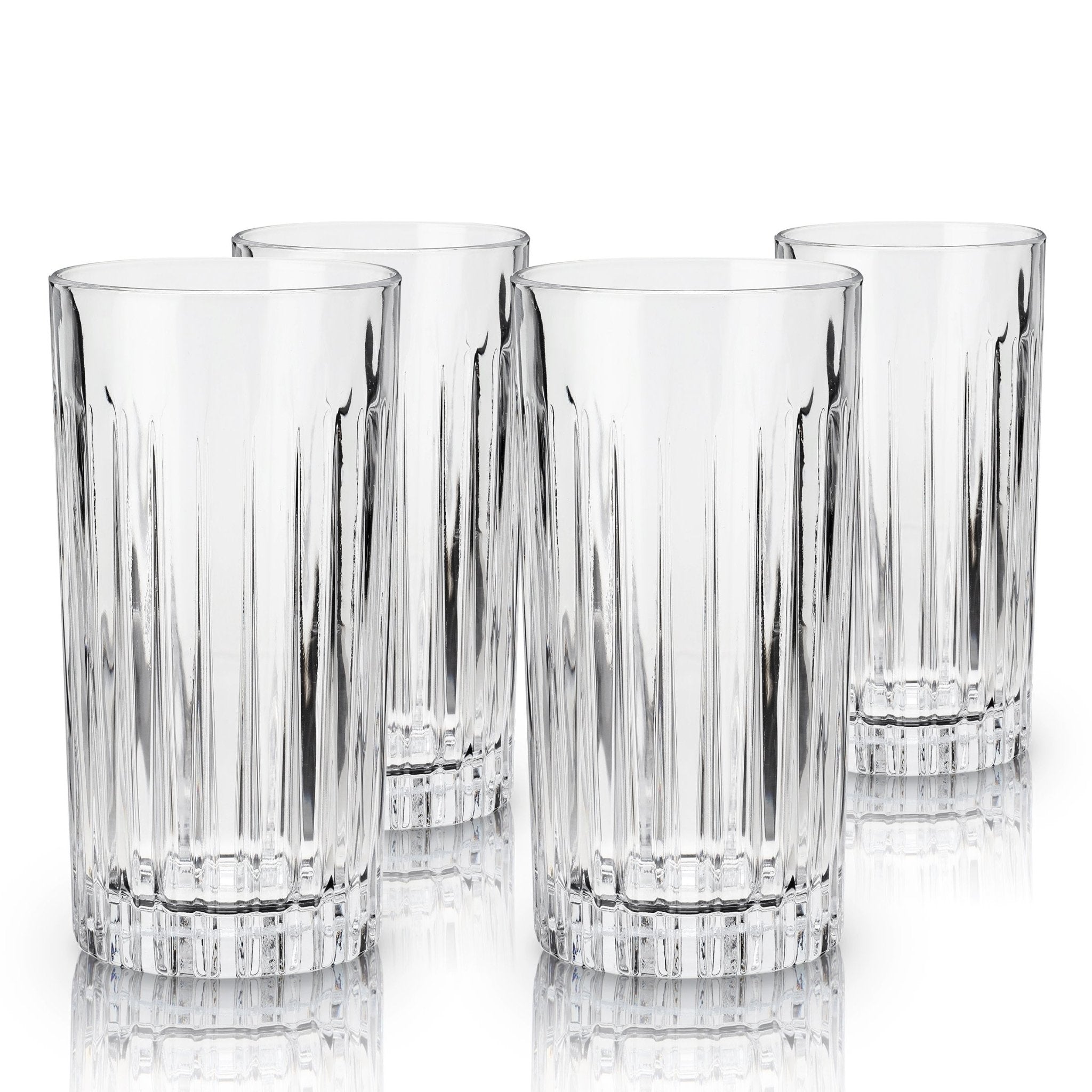 Reserve Milo Crystal Highball Glasses Set of 4 - Paranoid Ranch