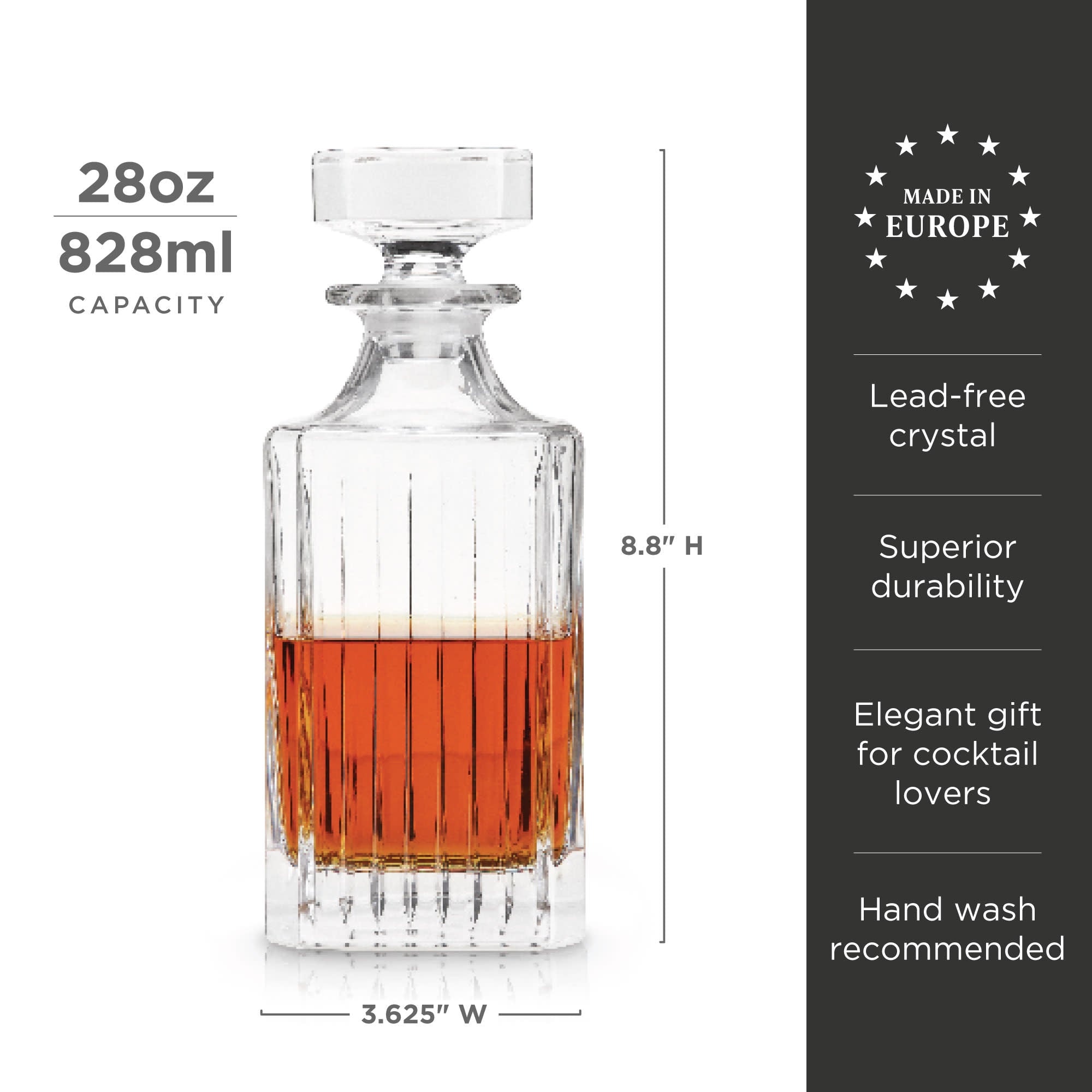 Reserve Milo Crystal Liquor Decanter - Paranoid Ranch