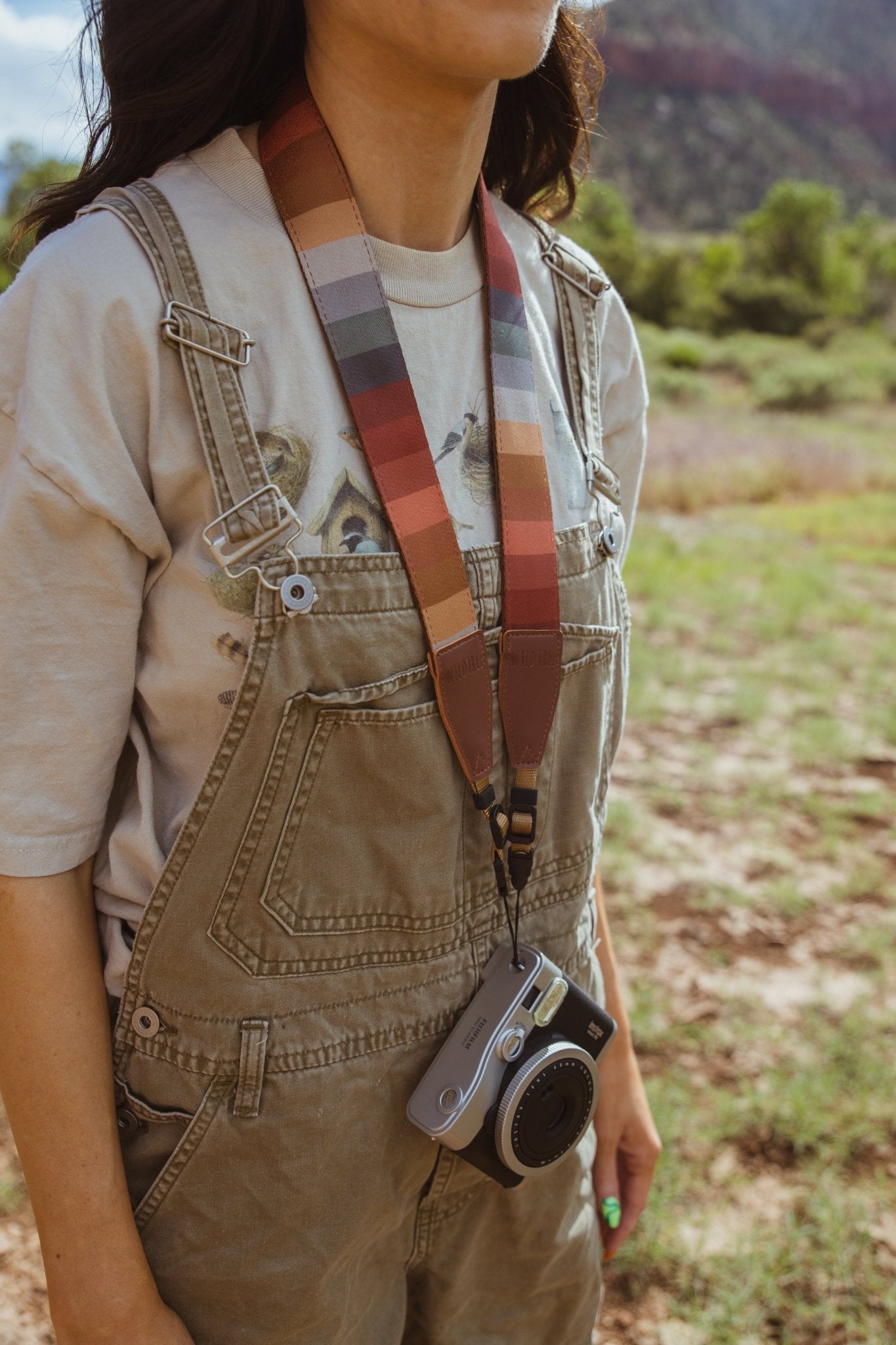 Retro Striped Camera Strap - Paranoid Ranch